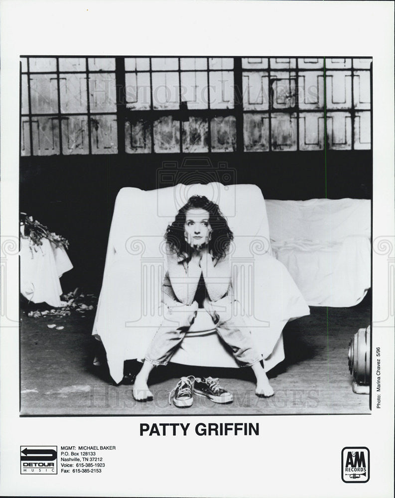 1996 Press Photo Am Records present Patty Griffin - Historic Images