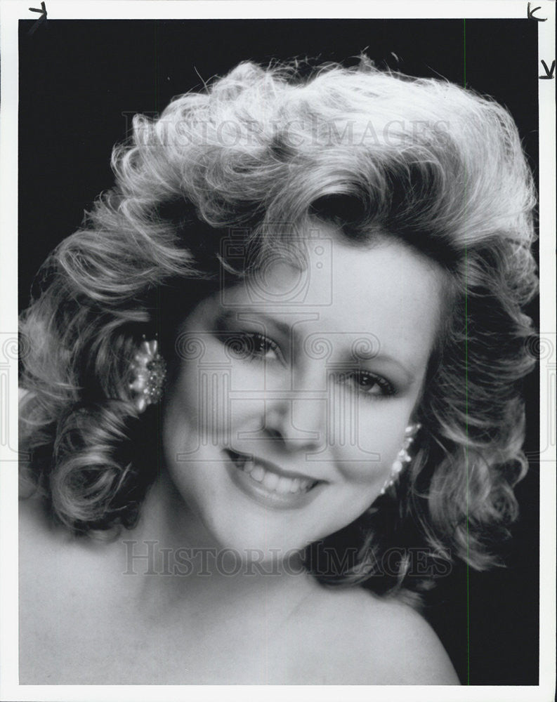 Press Photo Actress Jan Grissom - Historic Images