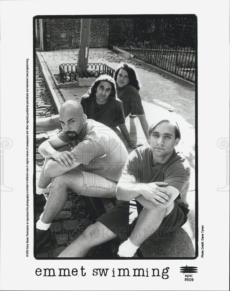 Press Photo Emmet Swinning Alt-Rock Band - Historic Images