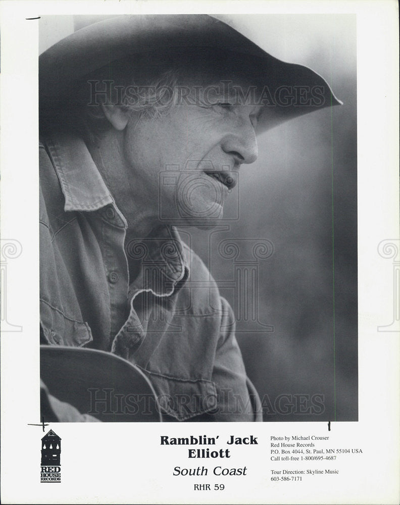 Press Photo Ramblin&#39; Jack Elliott - Historic Images