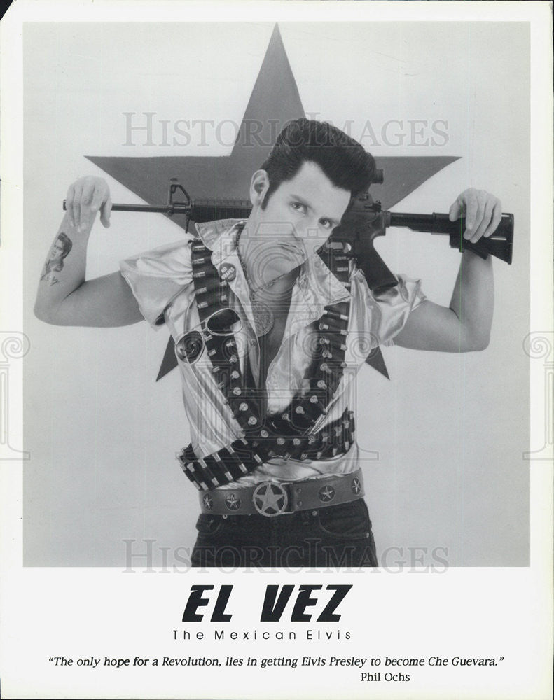 Press Photo El Vez The Mexican Elvis - Historic Images