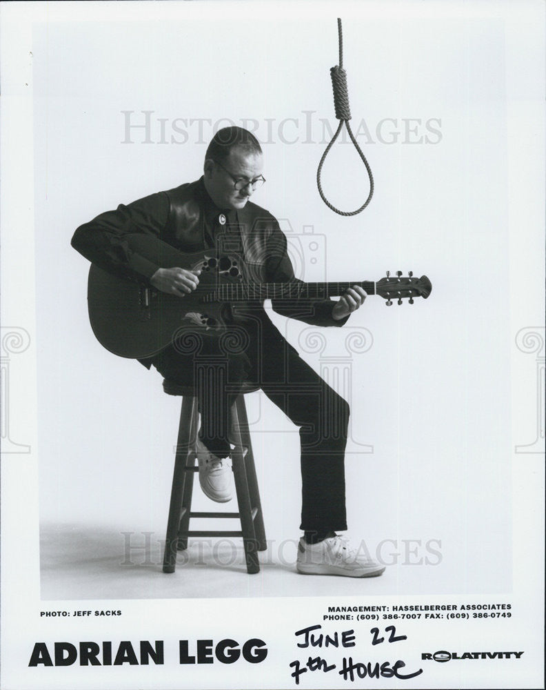 Press Photo Adrian Legg Guitarist - Historic Images