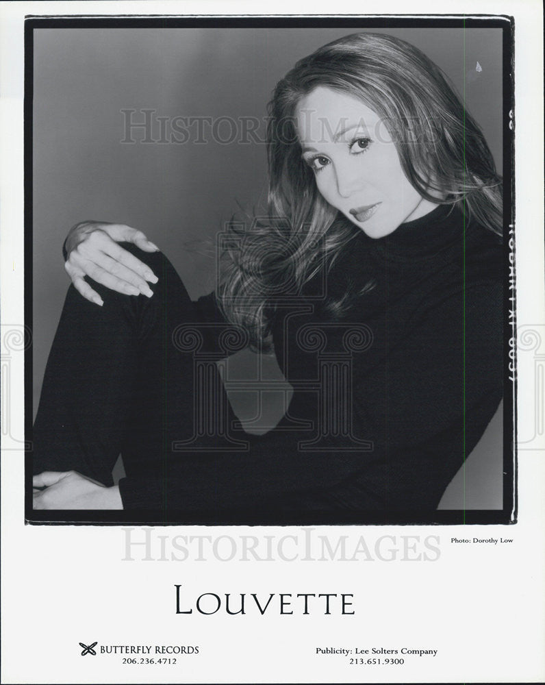 Press Photo Musician Louvette Fowler - Historic Images