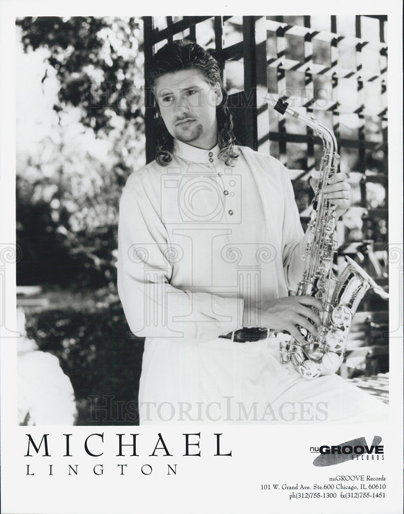 Press Photo Saxophonist Michael Lington - Historic Images