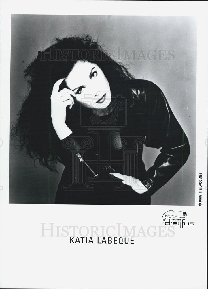 Press Photo Dreyfus Recording Artist Katia Labeque - Historic Images