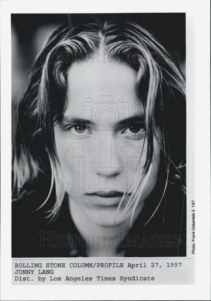 1997 Press Photo Singer Jonny Lang - Historic Images