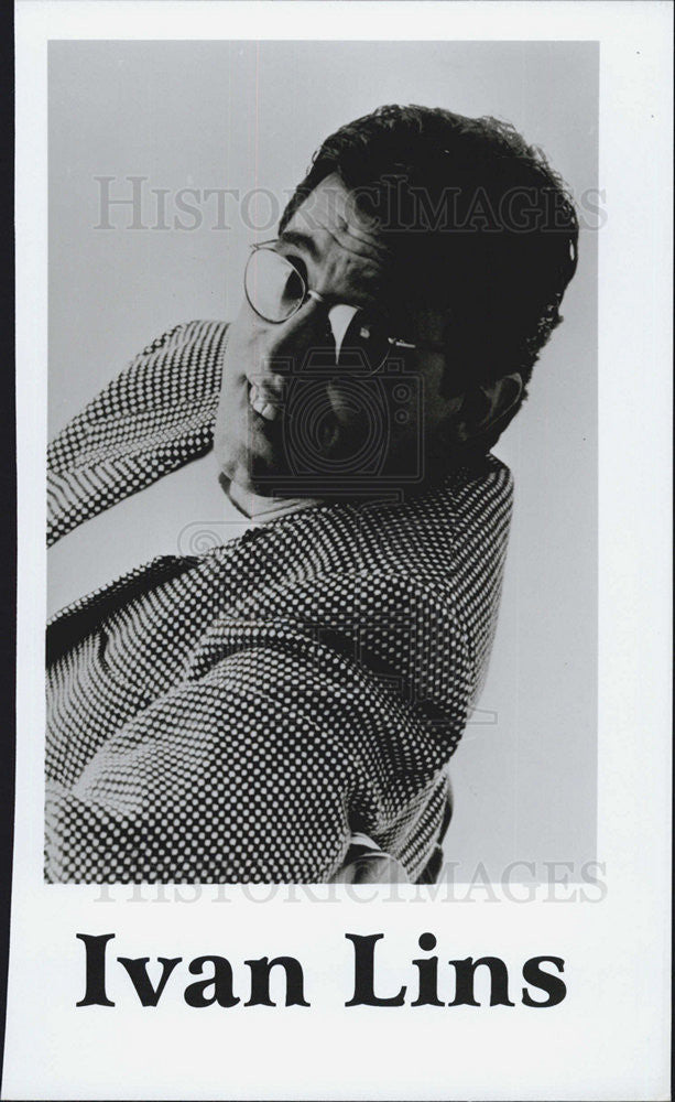 Press Photo Latin Singer Ivan Lins - Historic Images