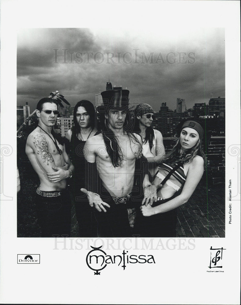 Press Photo Musicians Mantissa - Historic Images