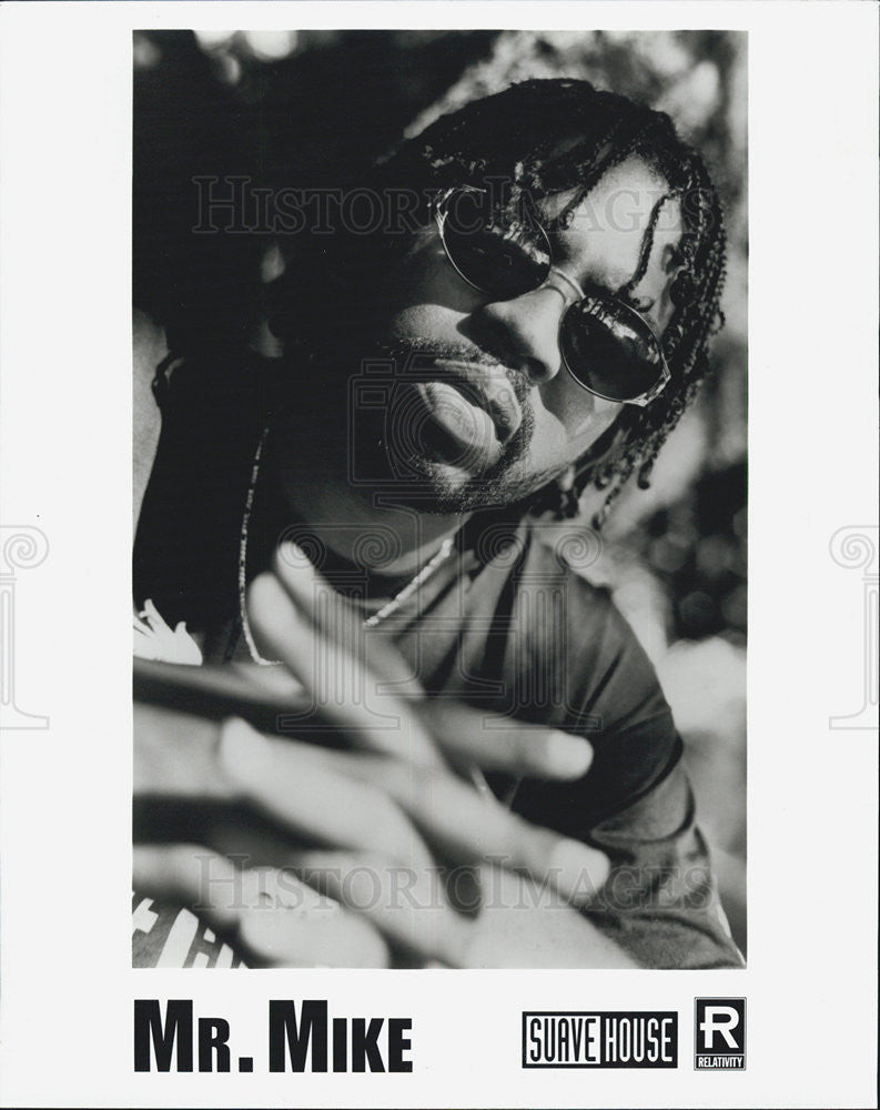 Press Photo Rapper Mr. Mike - Historic Images