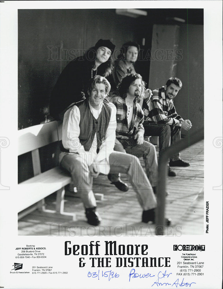 1996 Press Photo Geoff Moore &amp; the Distance - Historic Images