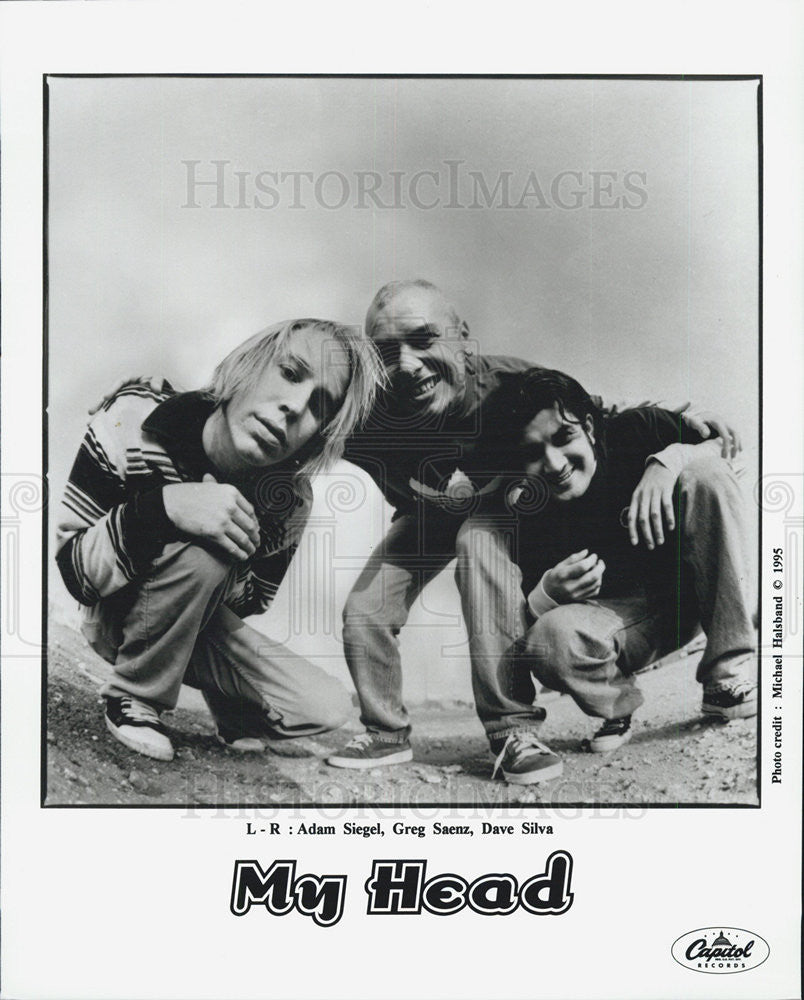 1995 Press Photo My Head: Adam Seigel, Greg Saenz, Dave Silva - Historic Images