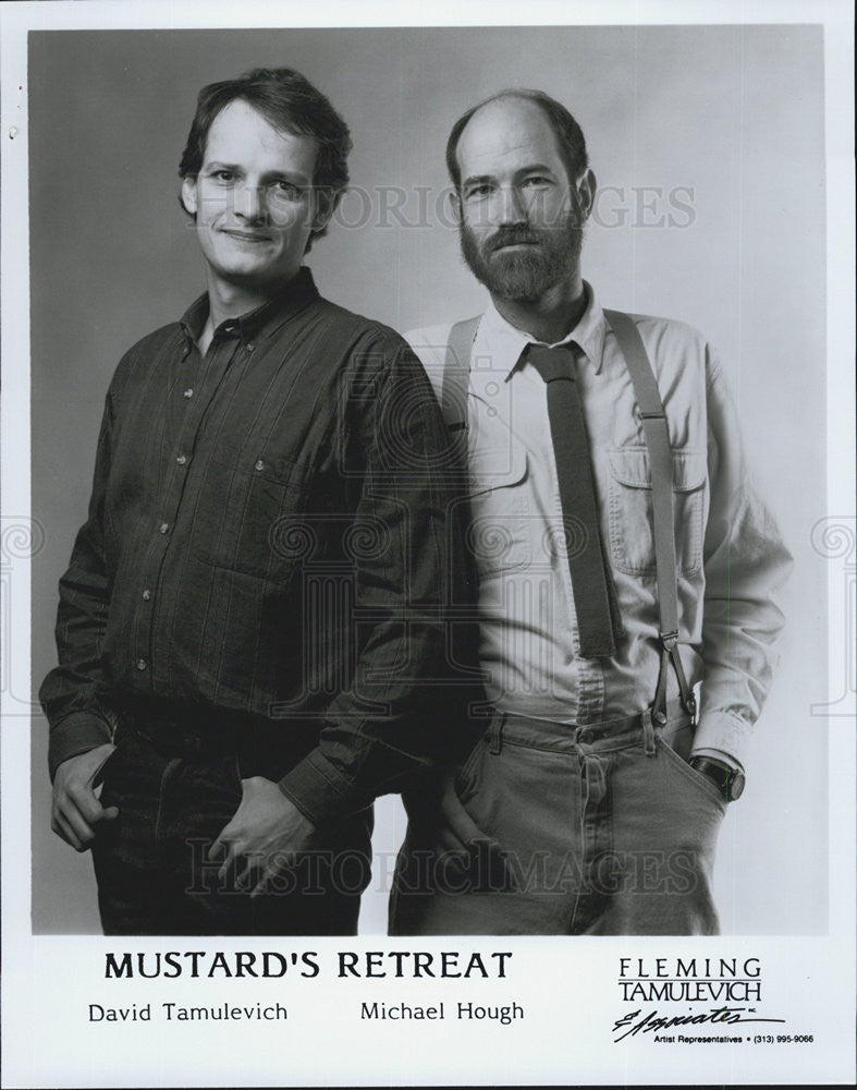 Press Photo Mustard&#39;s Retreat: David Tamulevich and Michael Hough - Historic Images