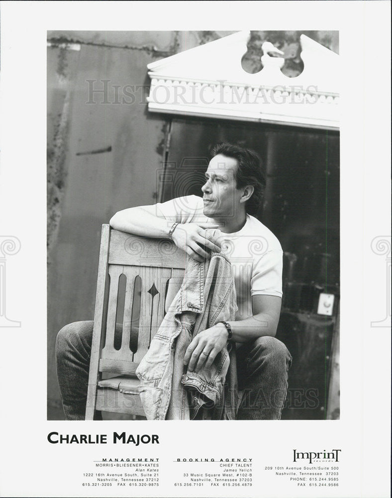 Press Photo Charlie Major - Historic Images