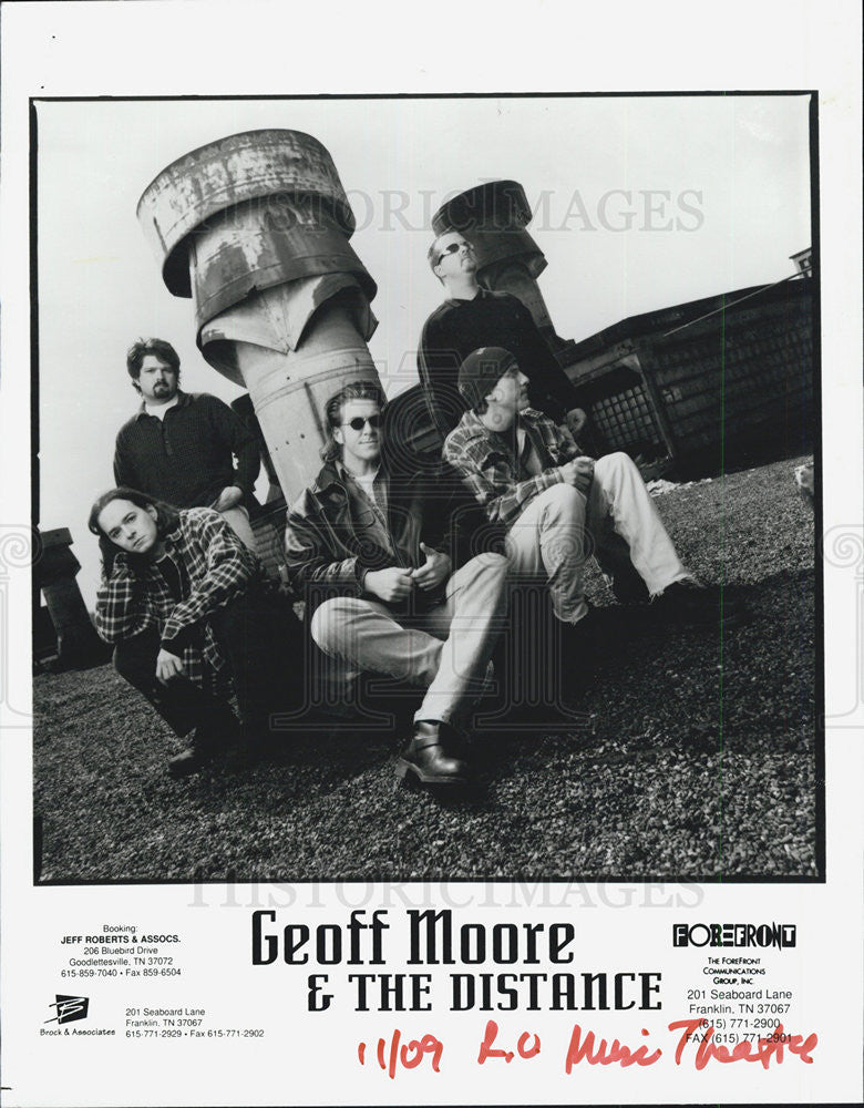 Press Photo Geoff Moore And The Distance Band - Historic Images