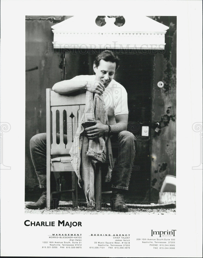 Press Photo Musician Charlie Major - Historic Images