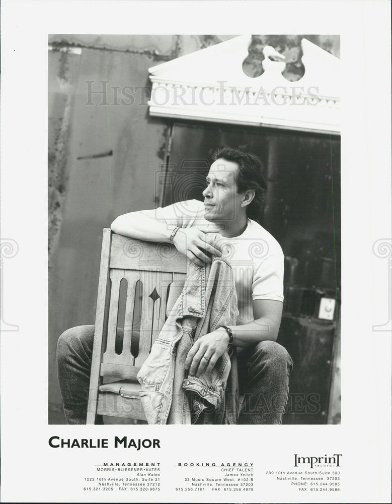 Press Photo Imprint Records Recording Artist Charlie Major - Historic Images