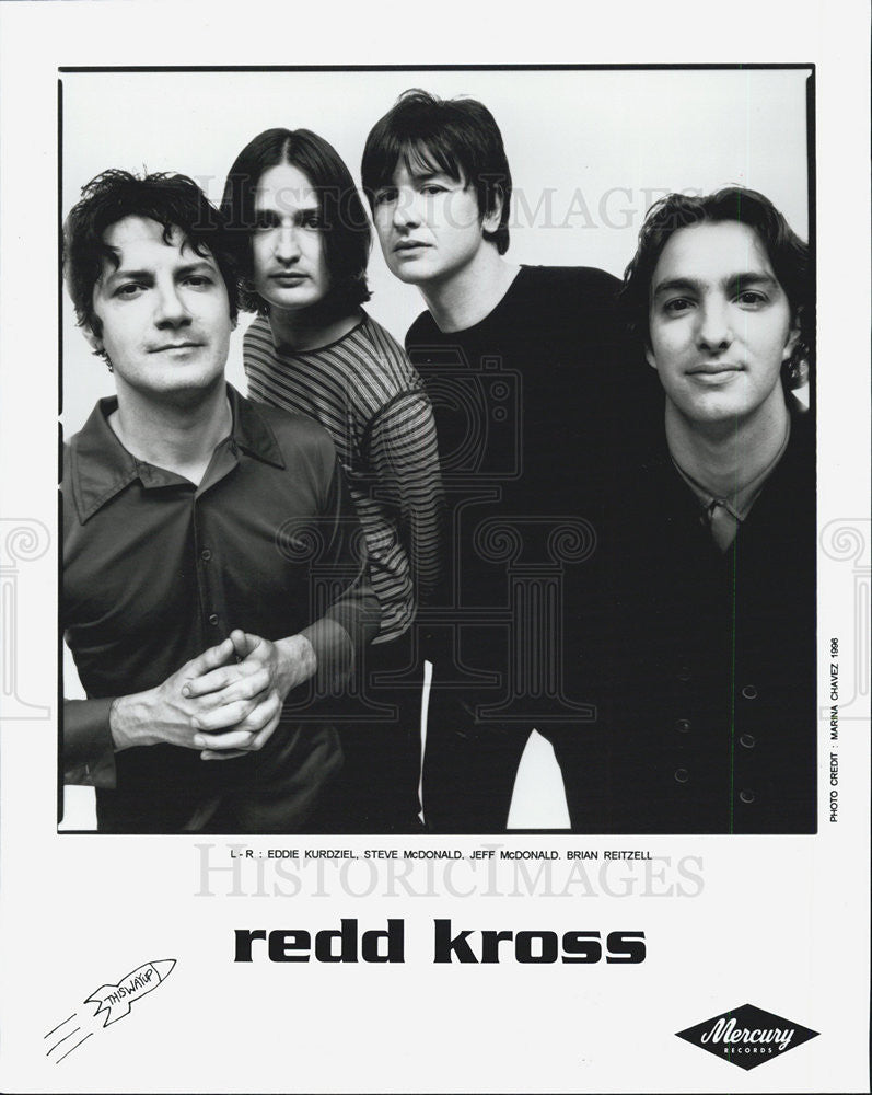 Press Photo Musicians Redd Kross Eddie Kurdziel Steve Mcdonald Jeff Mcdonald - Historic Images