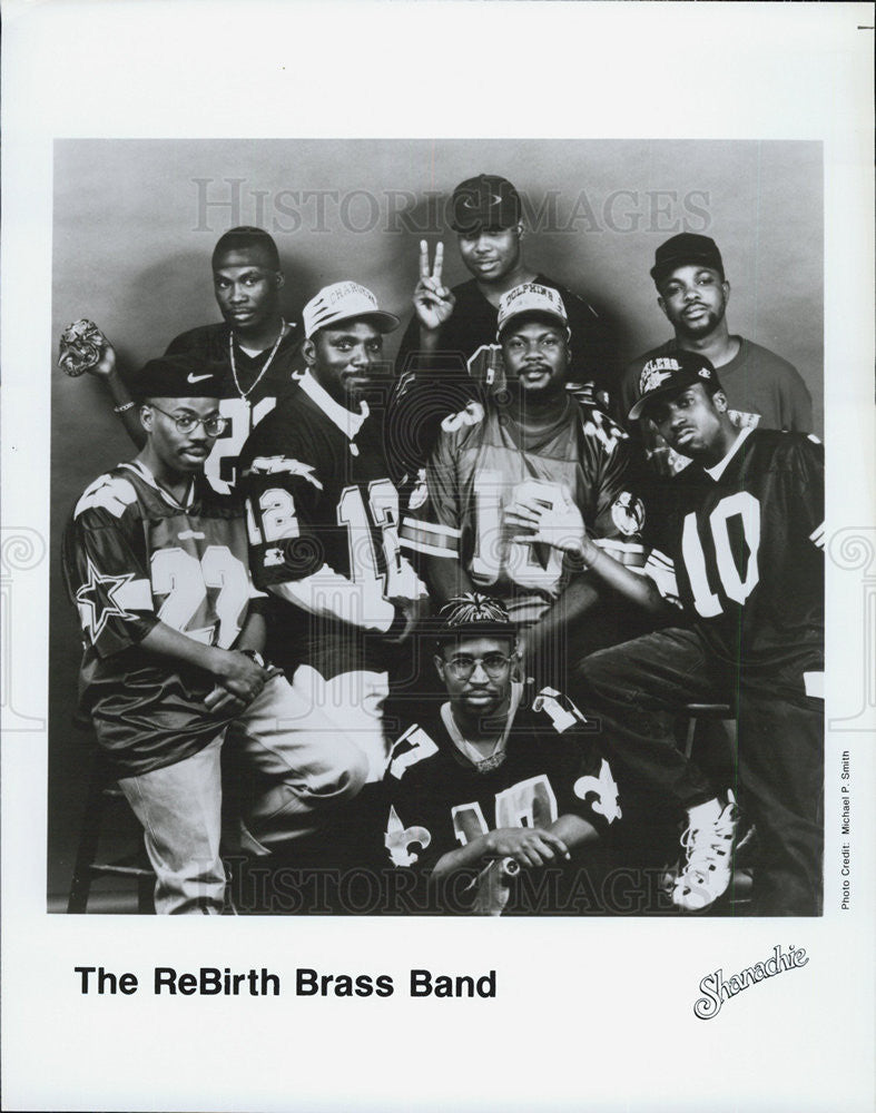 Press Photo Singing Group The ReBirth Brass Band - Historic Images