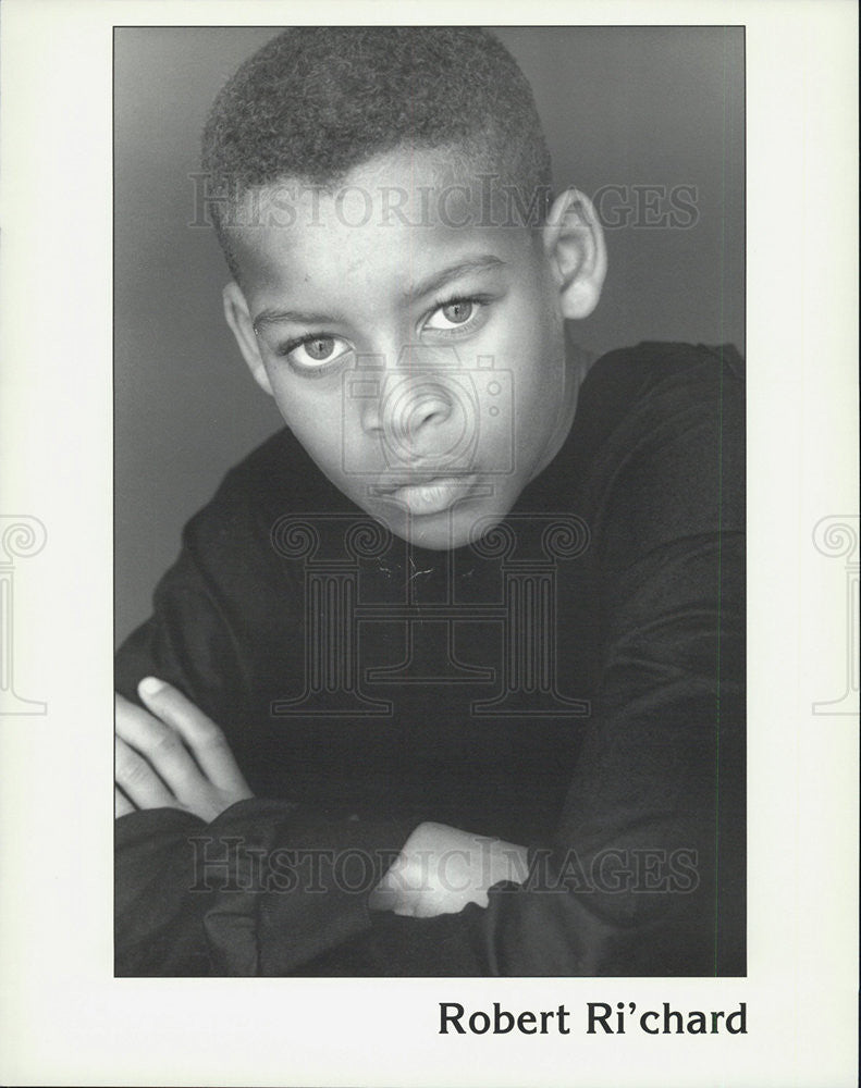 Press Photo American TV and Movie Actor Robert Ri&#39;chard - Historic Images