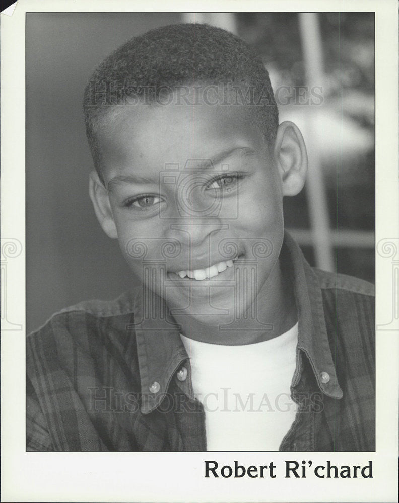 Press Photo Child Singer Robert Ri&#39;chard - Historic Images