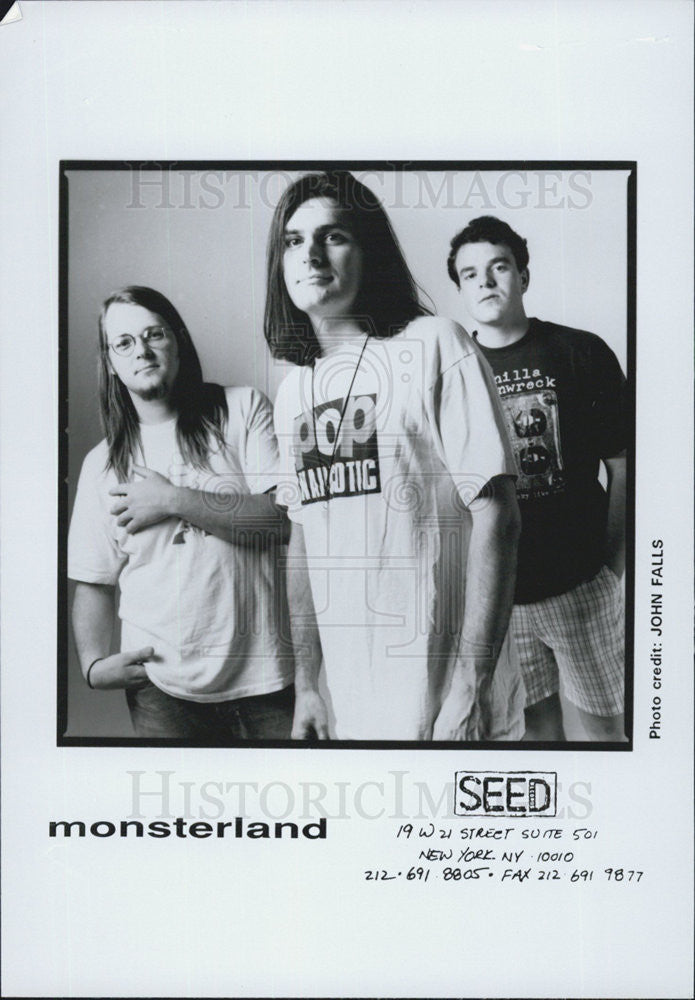 Press Photo Seed Recording Artist Monsterland - Historic Images