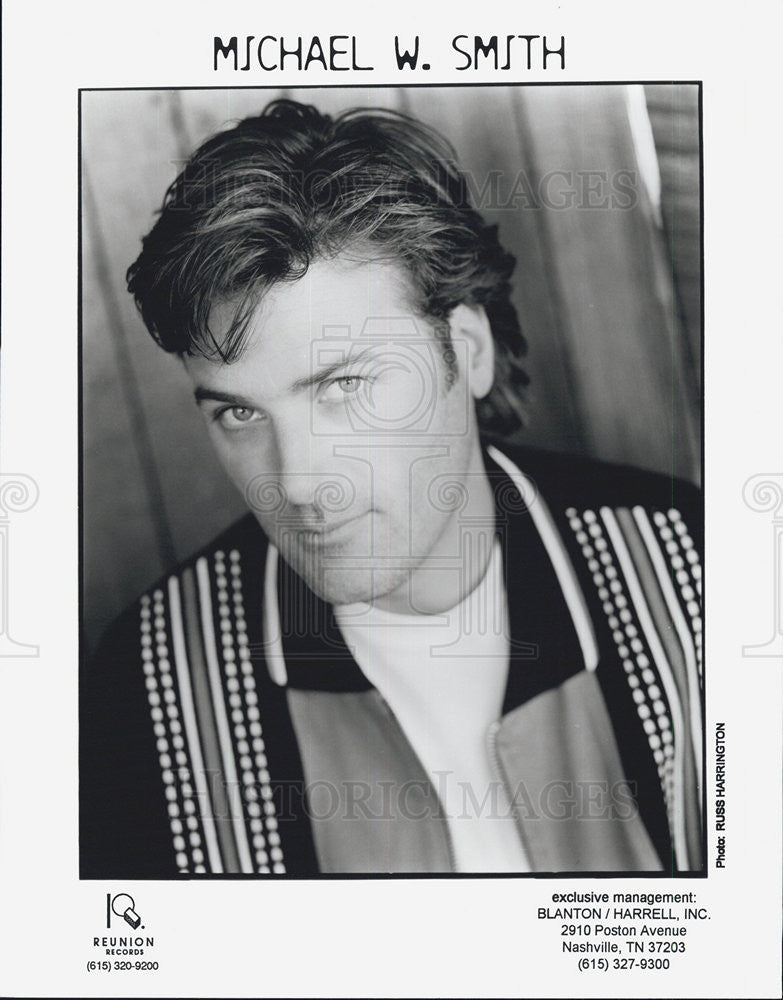 Press Photo Musician Michael W. Smith - Historic Images