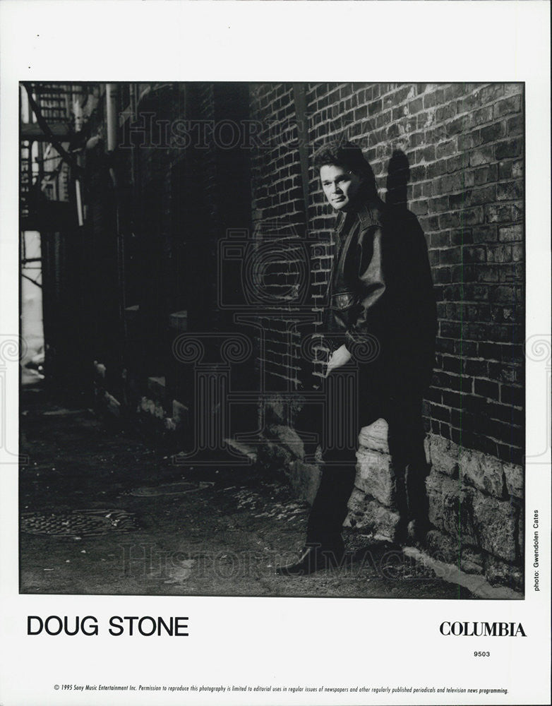 1995 Press Photo  Doug Stone Columbia Records - Historic Images