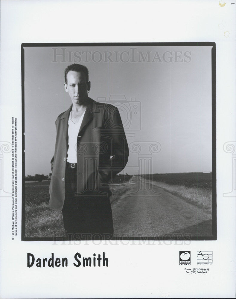 1996 Press Photo Darden Smith - Historic Images