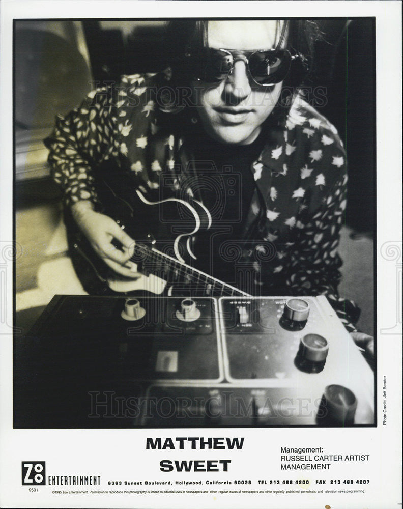 Press Photo Matthew Sweet - Historic Images