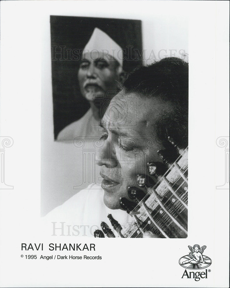 1995 Press Photo Ravi Shankar Musician - Historic Images