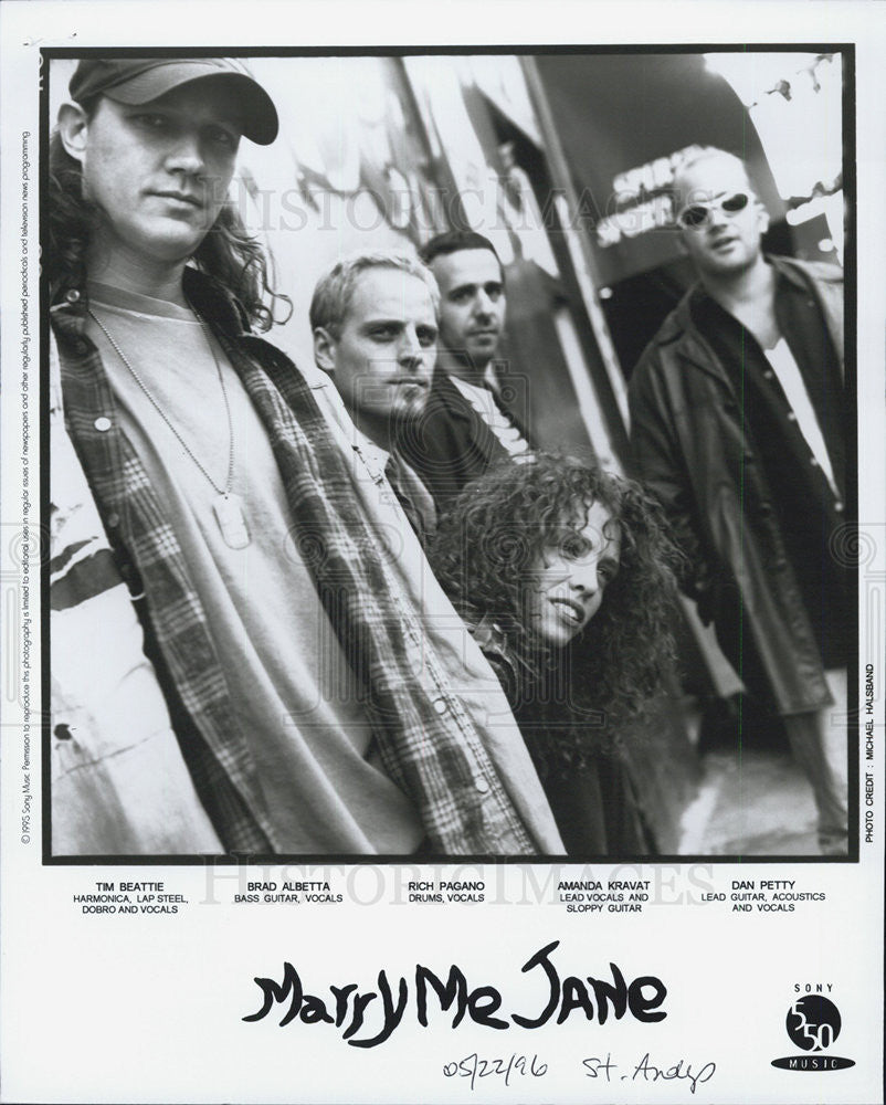 1996 Press Photo Marry Me Jane Tim Beattie Brad Albetta Rich Pagano - Historic Images