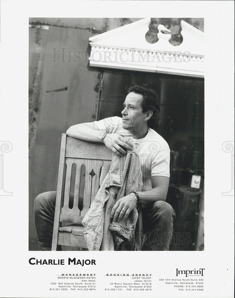 Press Photo Charlie Major - Historic Images