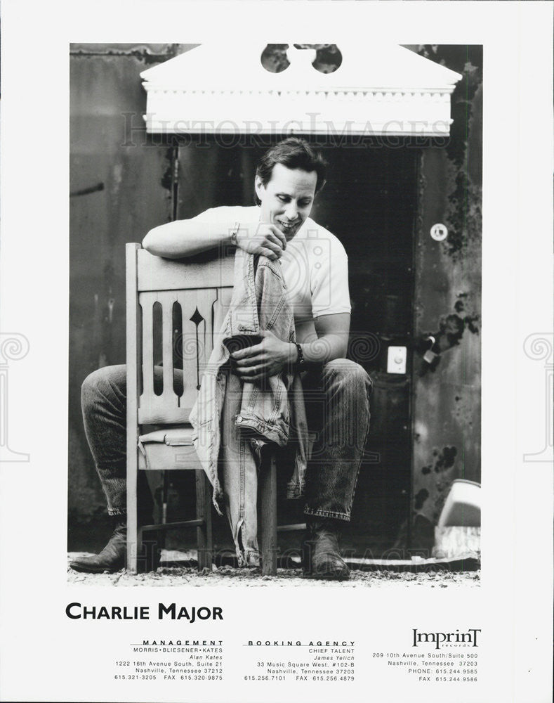 Press Photo Charlie Major Musician - Historic Images