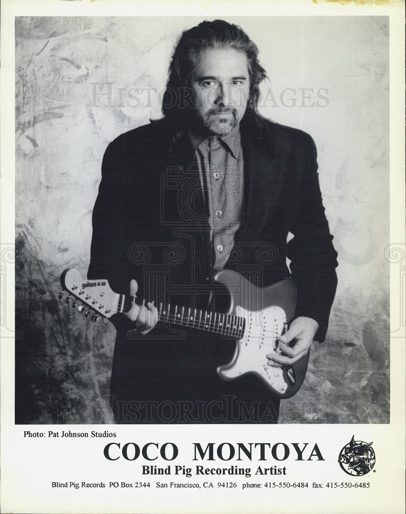 Press Photo Coco Montoya Blind Pig Recording Artist - Historic Images