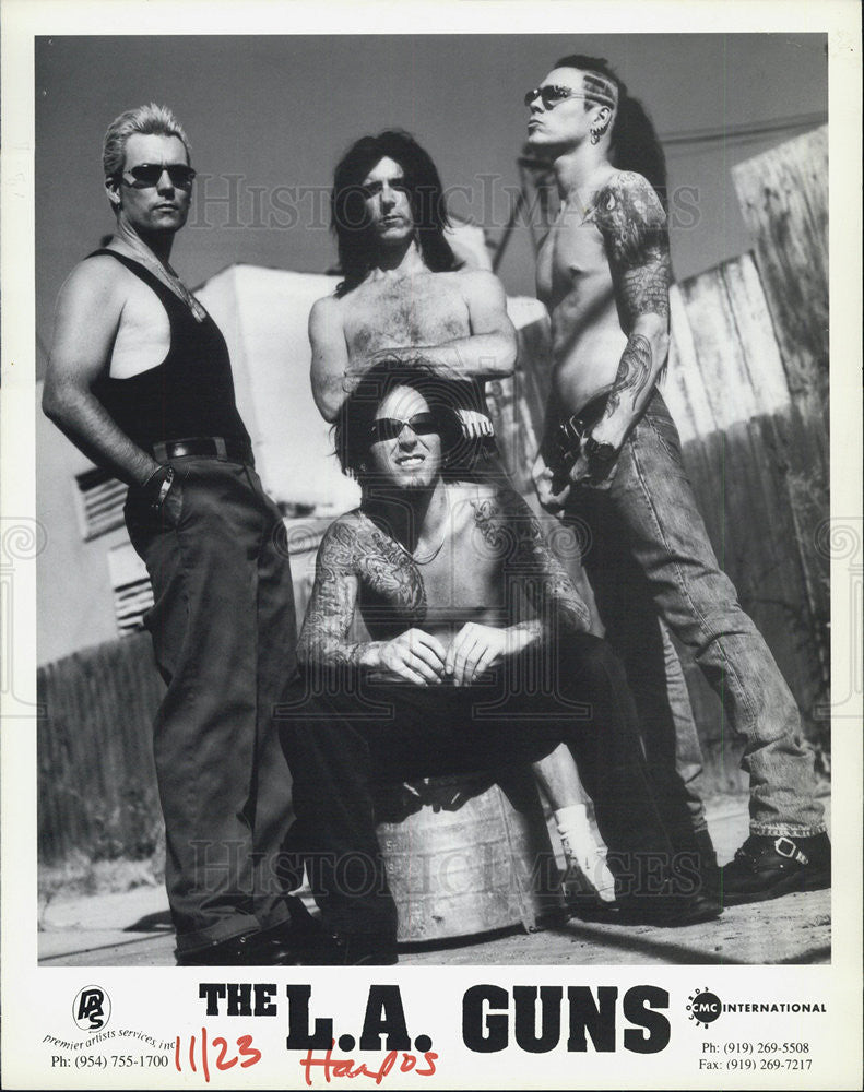 Press Photo The L.A. Guns Musical Group - Historic Images