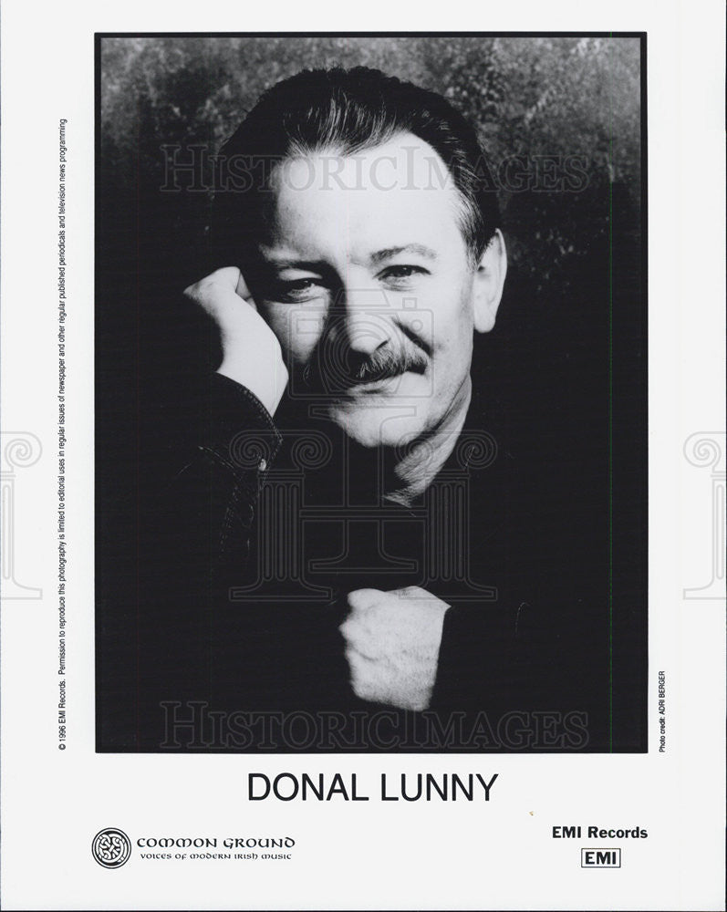 1996 Press Photo Donald Lunny Common Ground Musician - Historic Images