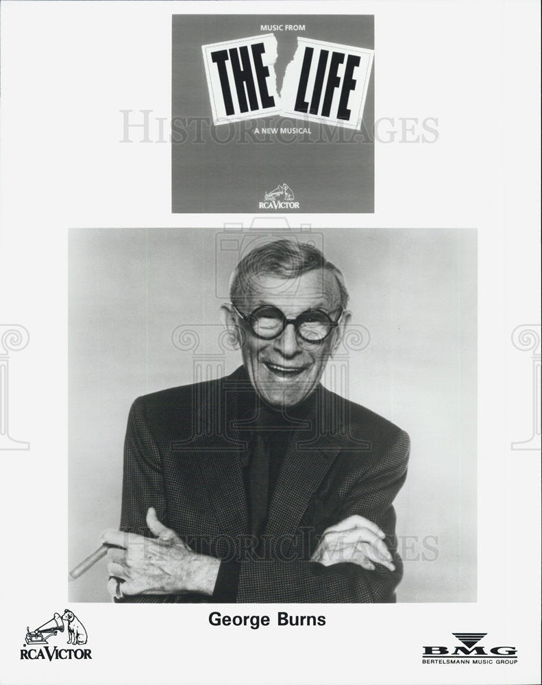 Press Photo George Burns Musician - Historic Images