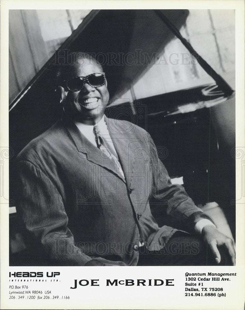 Press Photo Joe McBride Musician - Historic Images