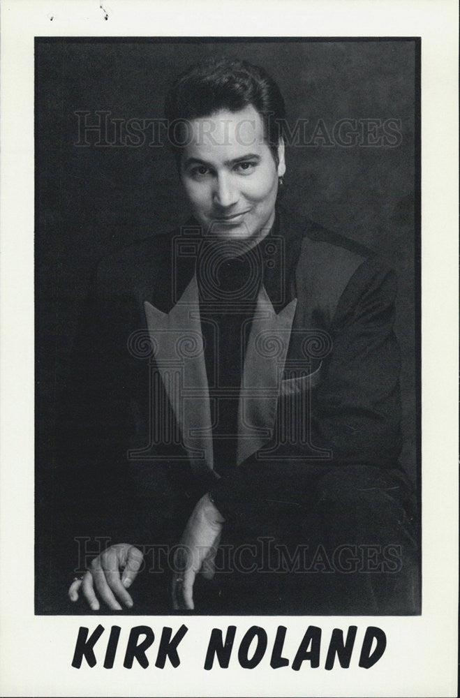 Press Photo Kirk Noland Musician - Historic Images