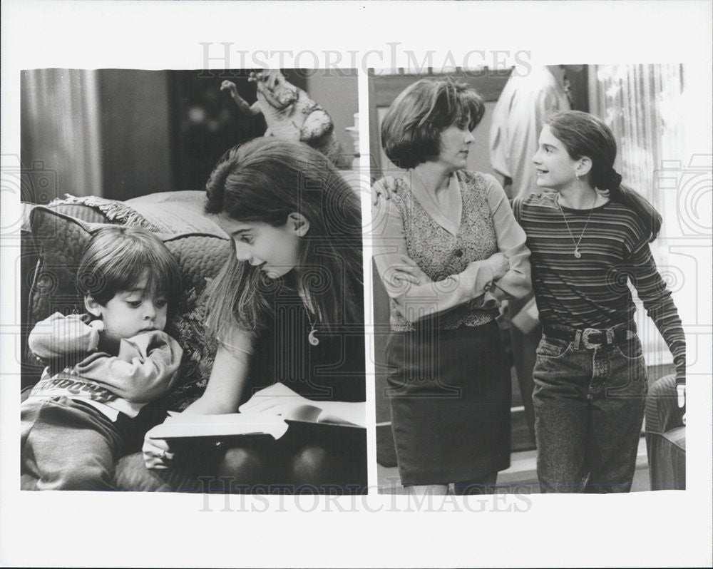 Press Photo Actor Joseph Tello, Actress Gaby Hoffman and Patricia Heaton - Historic Images