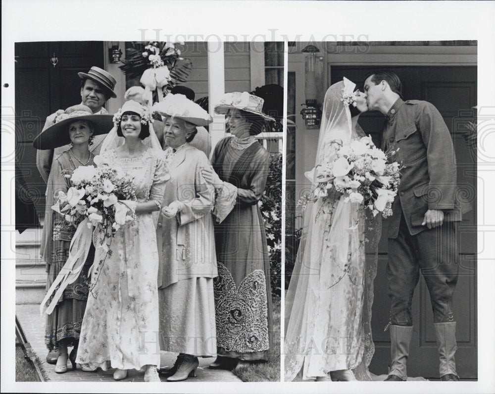 Press Photo Actress Sela Ward and Actor Scott Paetty in the Sisters - Historic Images