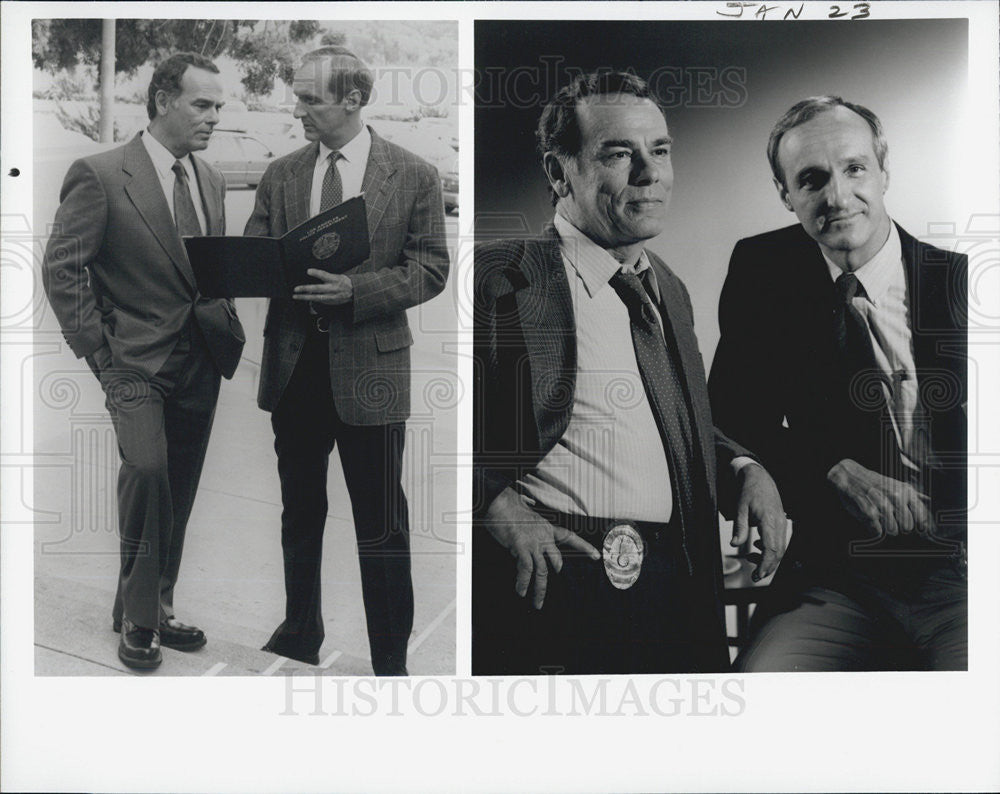 Press Photo NBC Movie Series&quot; In the Line of Duty;The Prize of Vengeance&quot;. - Historic Images