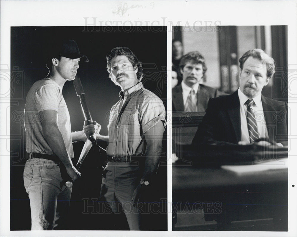 1993 Press Photo Actor Timothy Busfield and Stephen Lang - Historic Images