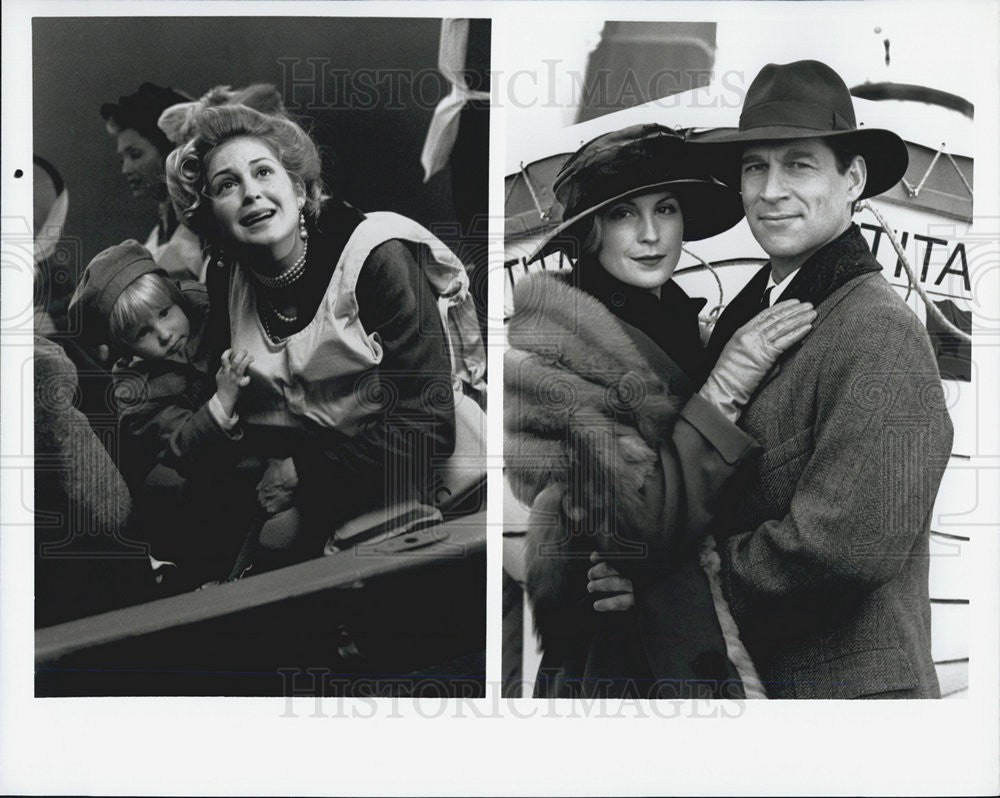 Press Photo No Greater Love Film Actors Kelly Rutherford Chris Sarandon - Historic Images