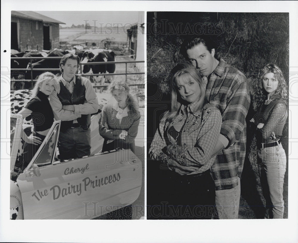 1995 Press Photo Actors Courtney Thorne-Smith,Kyle Secor,Tracey Gould - Historic Images