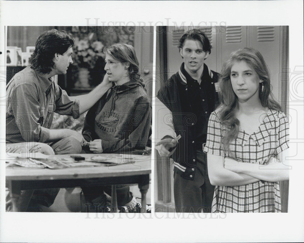 Press Photo Actors Ted Wass and Mayim Bialik and Jimmy Marsden - Historic Images