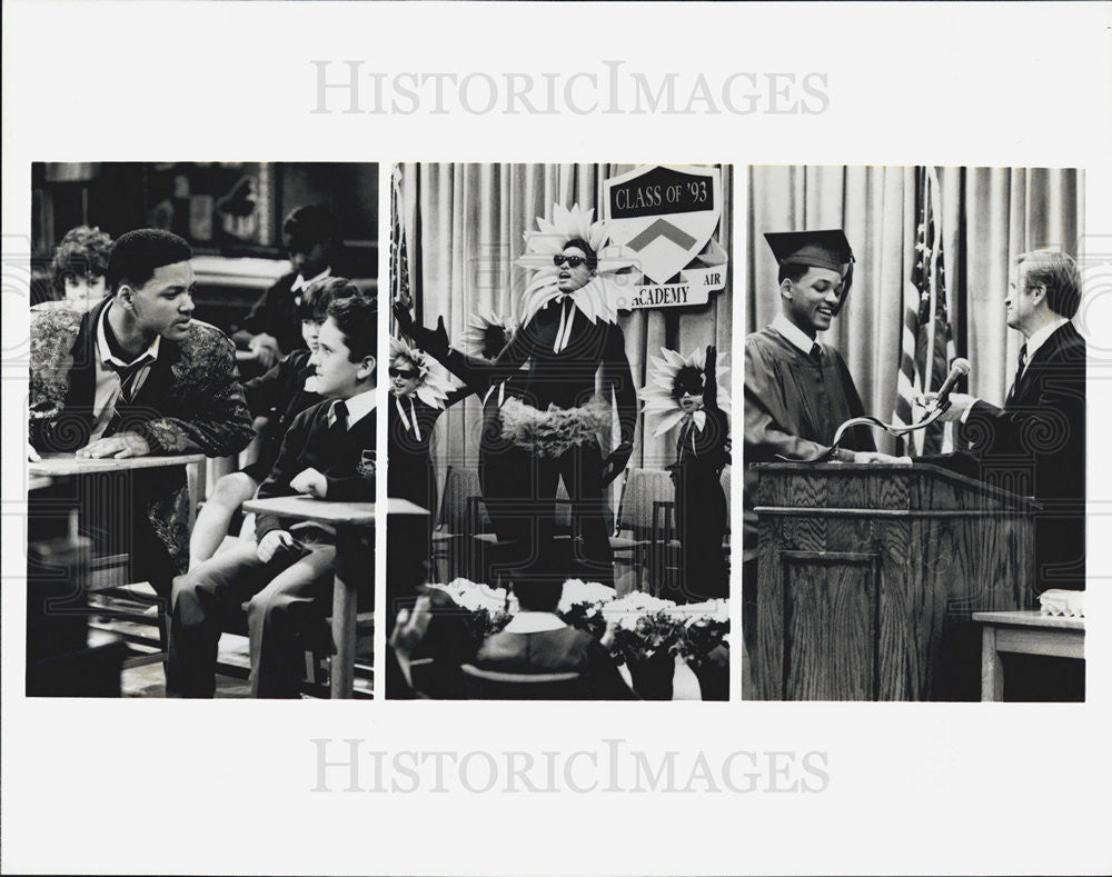 1993 Press Photo Fresh Prince Of Bel-Air Series Finale Scenes Will Smith - Historic Images