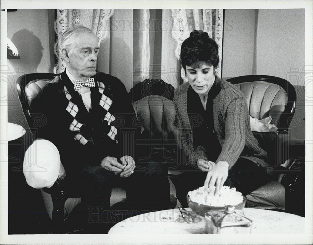 1986 Press Photo Actors Harry Morgan and Kathleen Lloyd - Historic Images