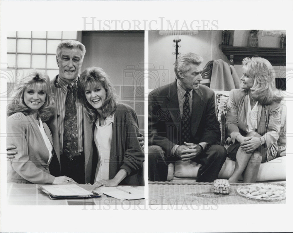 1993 Press Photo Barbara Mandrell/Singer//Richard Mulligan/Park Overall/Actor - Historic Images