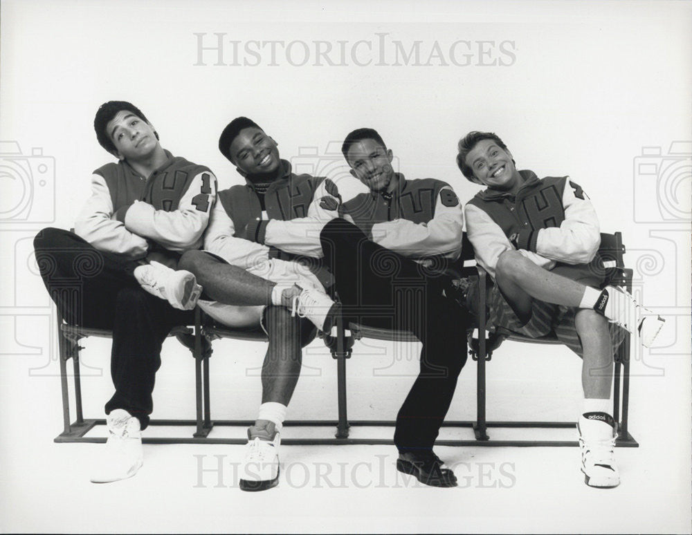 1990 Press Photo Bryan Anthony Carl A. Payne II Phillip DeMarks Trey Parker - Historic Images